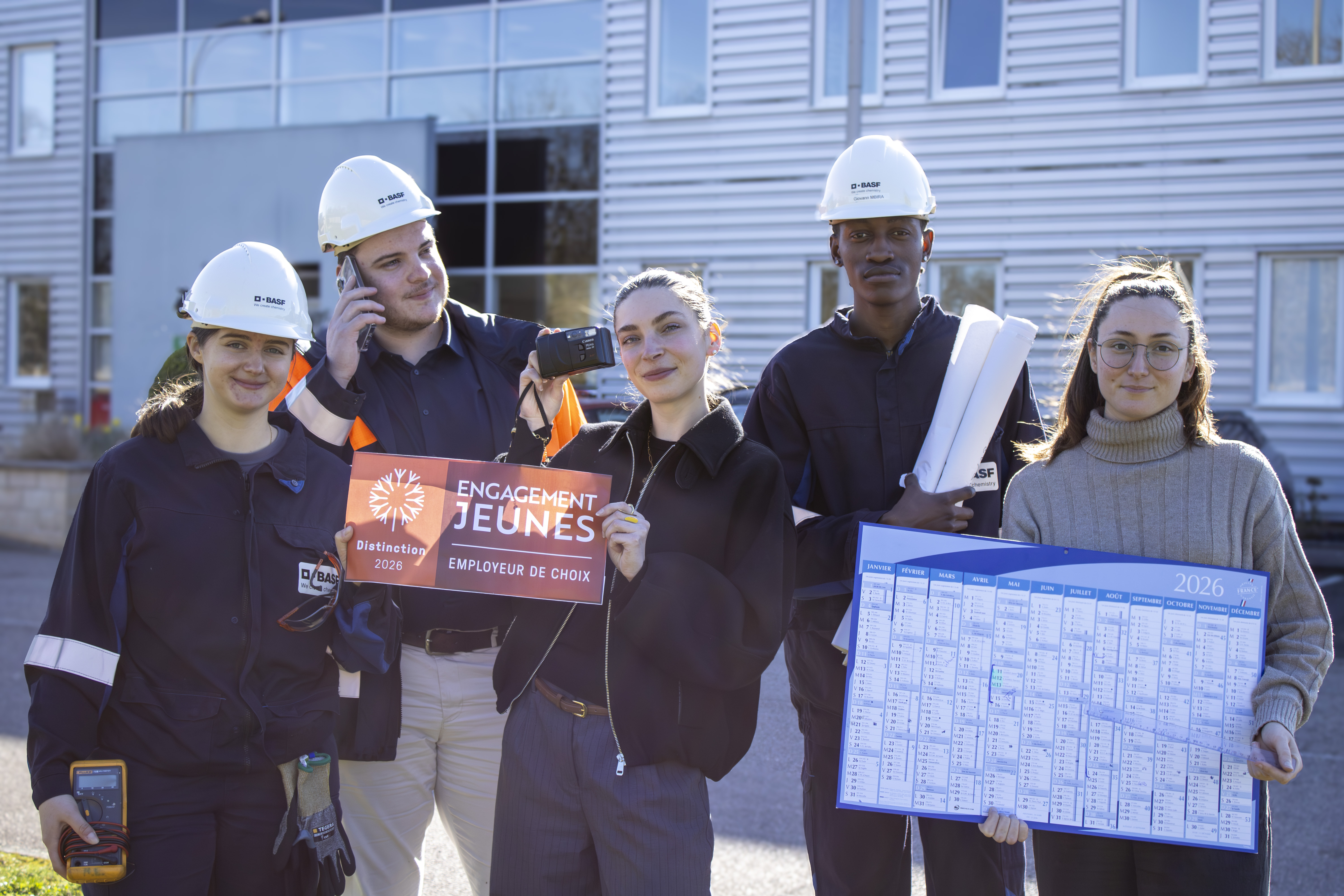 Les alternants de notre site de Saint Aubin les Elbeuf